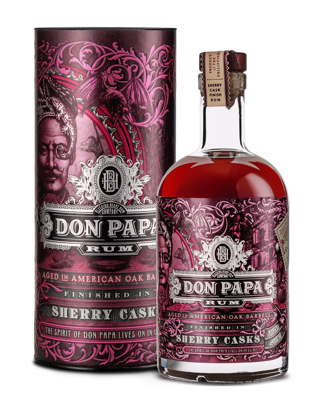 Don Papa Sherry Cask Warenhandels – 0,70 45% – GmbH Rum l GB Niagara